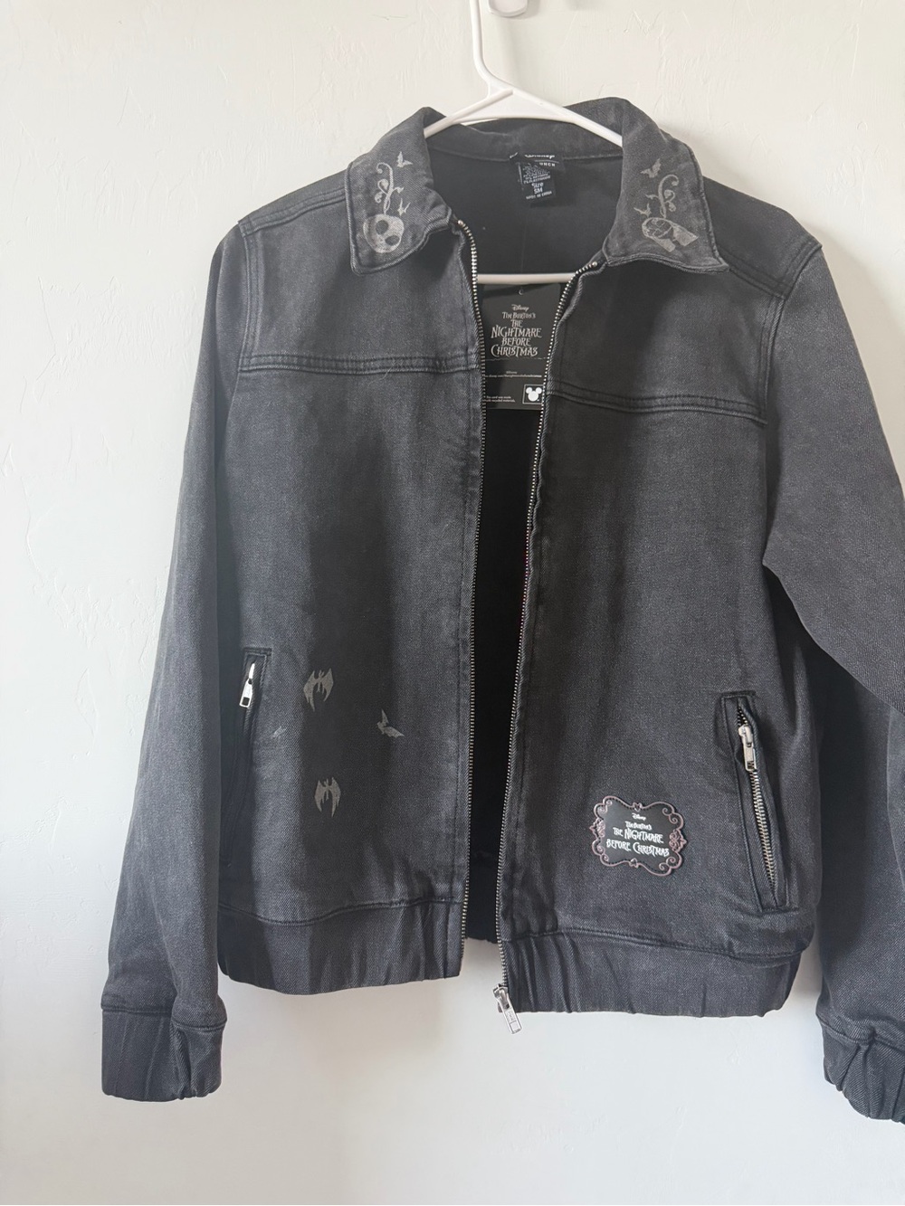 The Nightmare Before Christmas Women’s Black Collared Jacket